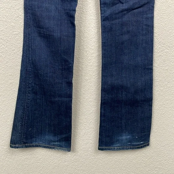 Vintage Hudson Flap Pocket Low Rise Y2K Jeans Dark Wash Sz 25 - Picture 6 of 13